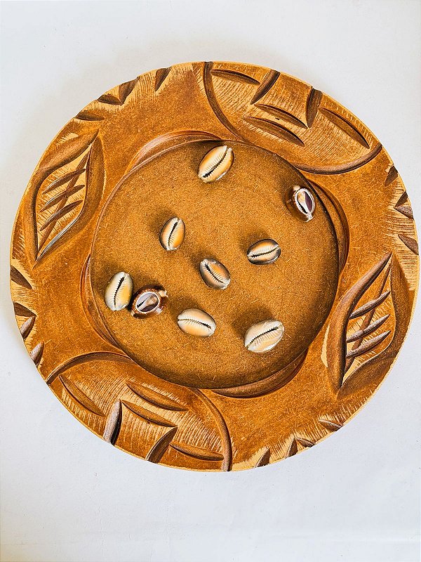 Opon ifá tábua para jogo de búzios 30cm