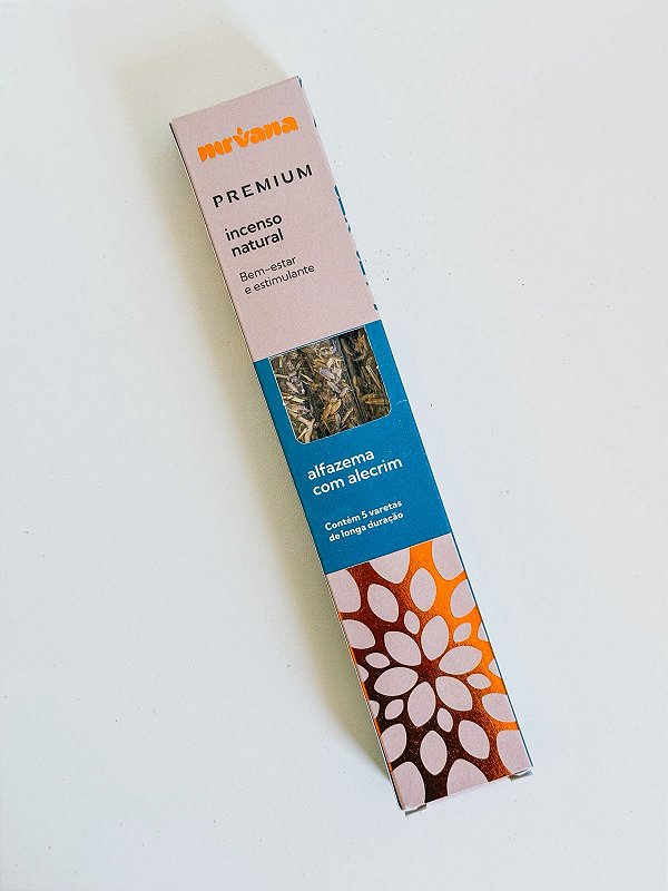 Incenso Premium Natural Nirvana - alfazema com alecrim