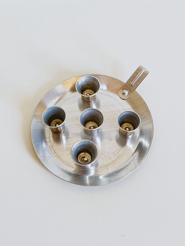 Suporte vela palito castiçal p/ 5 velas