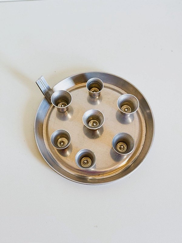 Suporte vela palito castiçal p/ 7 velas