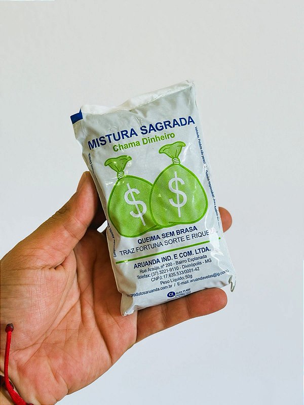 Defumação mistura sagrada Chama dinheiro 60g