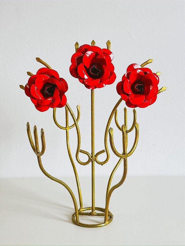 Ferradura para assentamento Pomba gira dourado