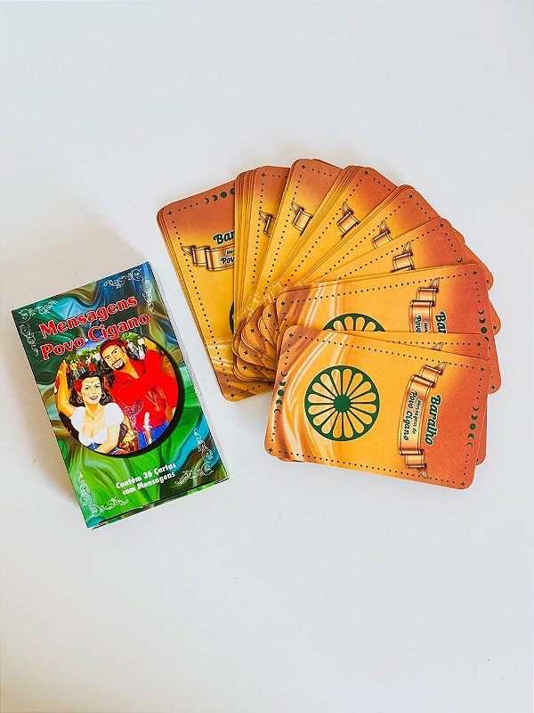 Baralho mensagem Povo Cigano