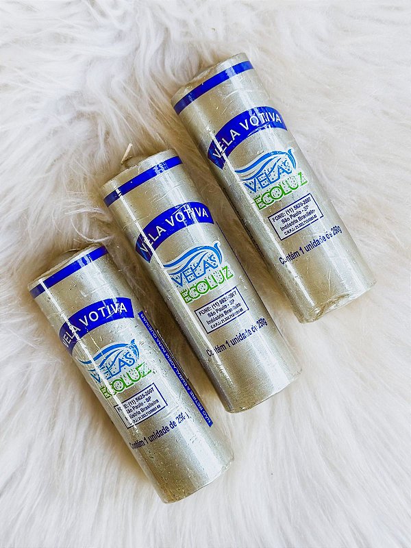 Vela de 7 dias - Prata especial