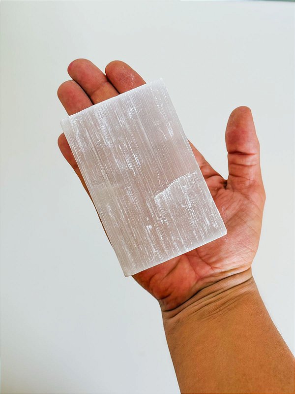 Placa de Selenita 254gr - Peça Única