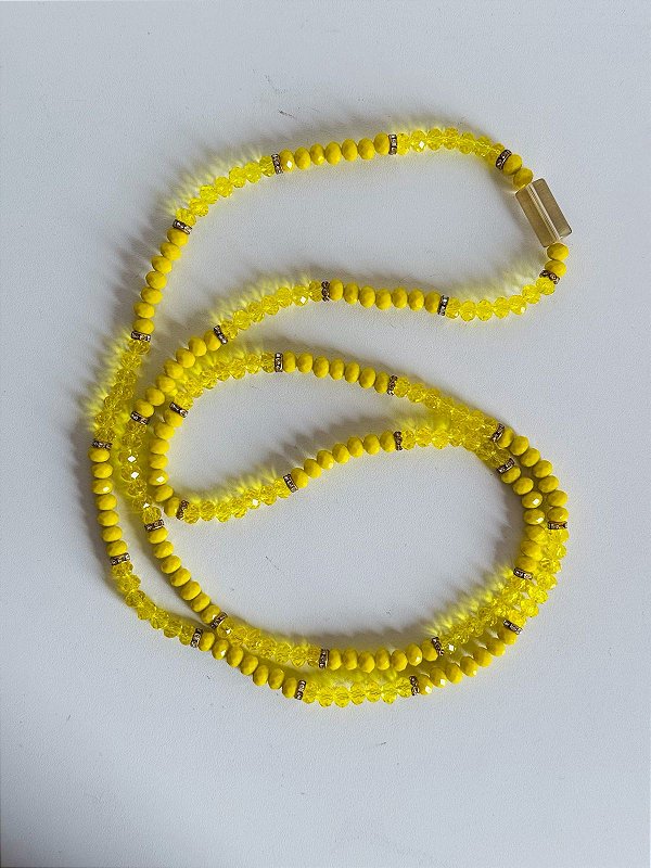 Guia de cristal Amarelo - Oxum