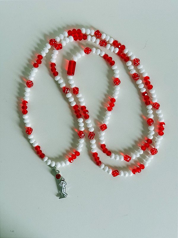 Guia de Cristal Zé Pilintra Pingente com dado