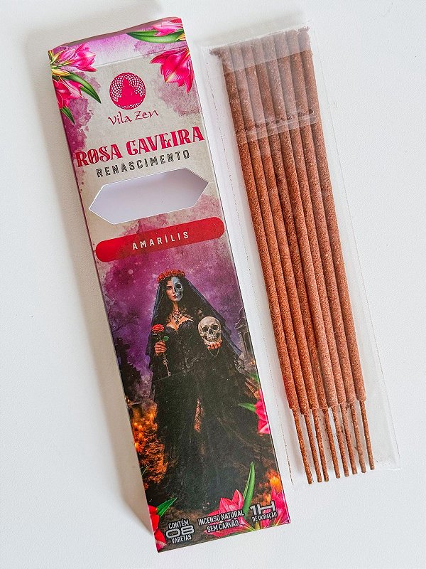 Incenso Vila Zen - Rosa Caveira