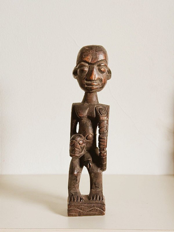 Imagem africana de madeira - Exu