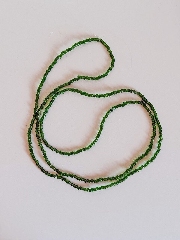 Guia de Miçangas - Verde Cristal