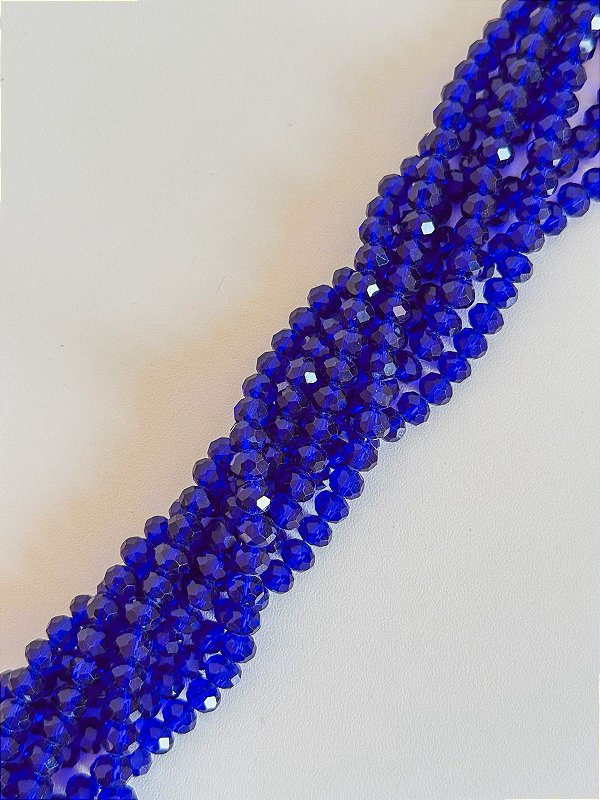 Fio de cristal Azul escuro cristal