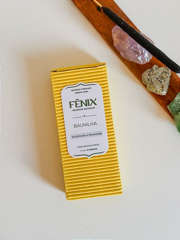 Incenso Fênix de Baunilha - Aconchego e Bem-Estar