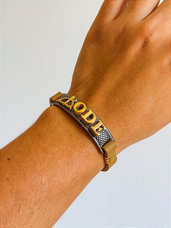 Pulseira de couro - Odé