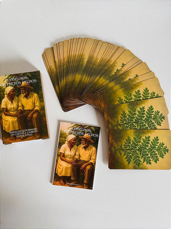 Baralho os Conselhos dos Pretos velhos - 36 cartas