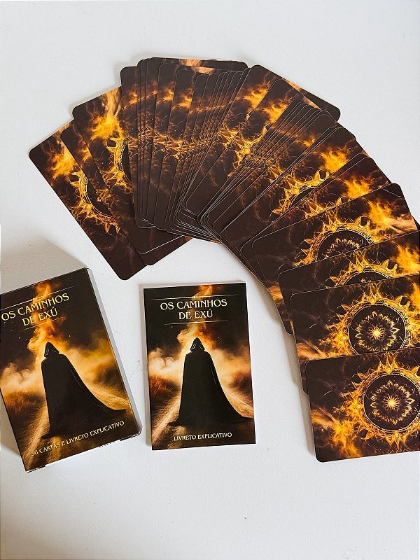 Baralho Os Caminhos de Exu - 36 cartas
