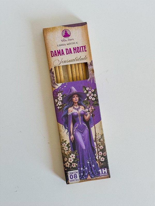 Incenso Vila Zen Mística Sensualidade - Dama da Noite