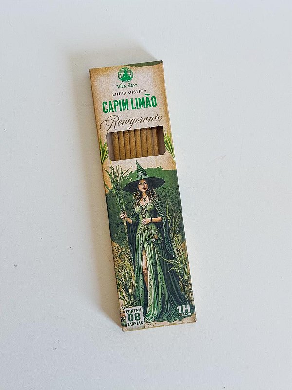 Incenso Vila Zen Mística Revigorante - Capim Limão