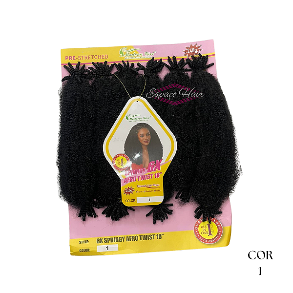 CABELO AFRO TWIST CROCHET BRAIDS - MODERN GIRL SINTÉTICO