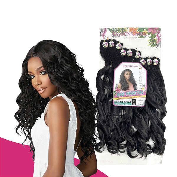 CABELO LISO ONDULADO AGNES - FASHION CLASSIC - BIO FIBRA