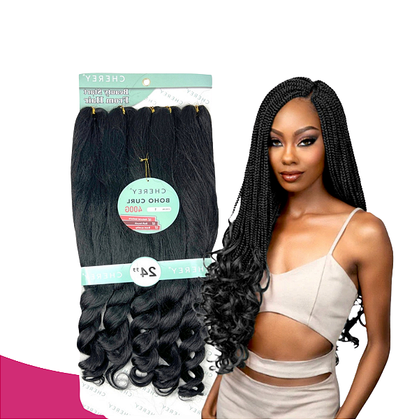 CABELO BOHO CURL - TRANÇA COM CACHOS - JUMBO 400G
