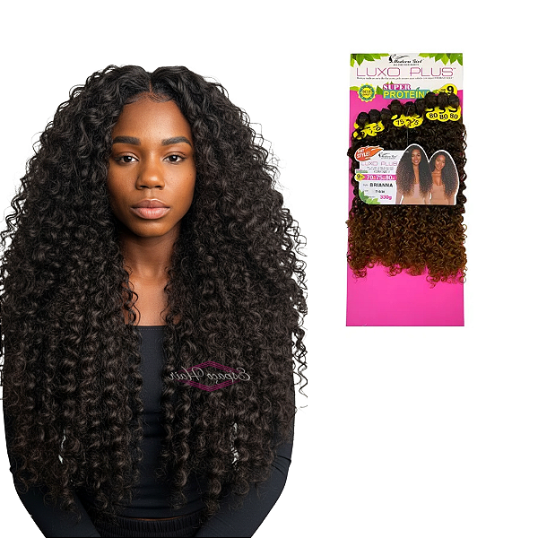 CABELO CACHEADO BRIANNA - MODERN GIRL FIBRA DE PROTEINA LUXO PLUS