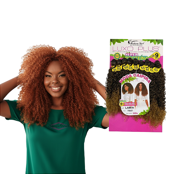 CABELO CACHEADO LAMIA - FIBRA DE PROTEINA - MODERN GIRL LUXO PLUS