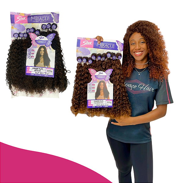 CABELO CACHEADO CHARME PLUS - BIO FIBRA - MIRACLE SLEEK