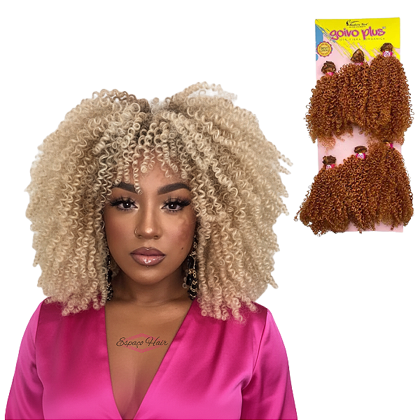 CABELO CACHEADO COCO CURTO E VOLUMOSO - MODERN GIRL - GOIVO PLUS