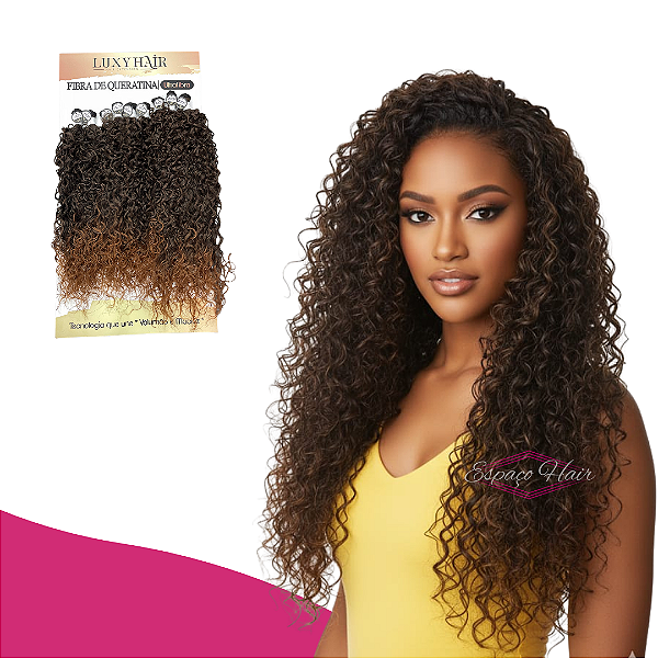 CABELO CACHEADO DANIELA - FIBRA DE QUERATINA LUXY HAIR FASHION CLASSIC