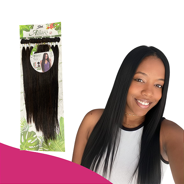 CABELO LISO COM TOP CLOSURE IVITE PLUS - BIO FIBRA - SLEEK