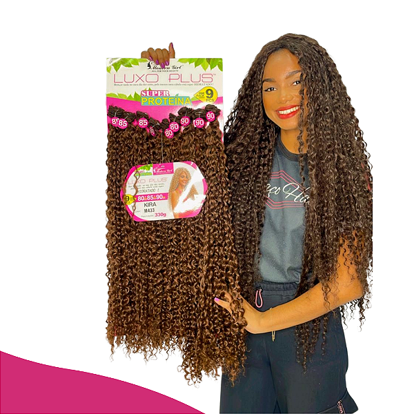 CABELO CACHEADO KIRA SUPER PROTEINA - MODERN GIRL LUXO PLUS 90CM