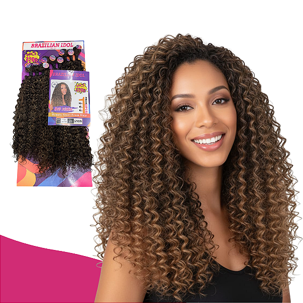 CABELO CACHEADO MACIA BIO FIBRA - BRAZILIAN IDOL 75CM