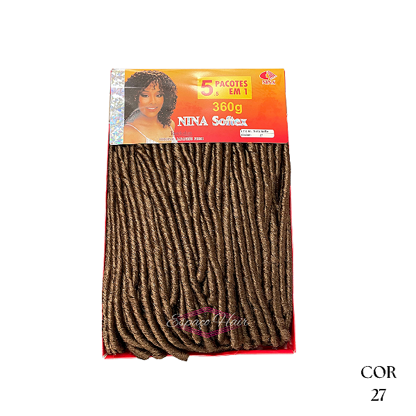 CABELO SINTETICO NINA SOFTEX PACOTÃO 5 EM 1 - 360G