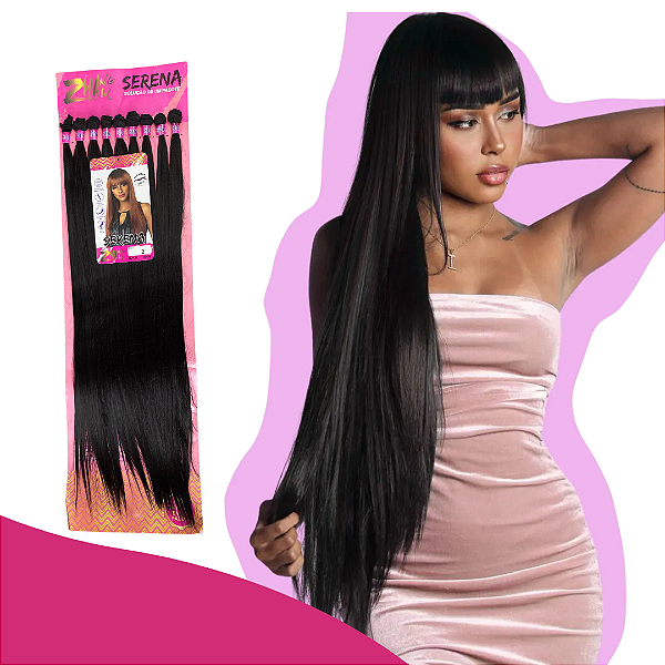 CABELO LISO SERENA - BIO ORGANICO ZHANG HAIR 80CM