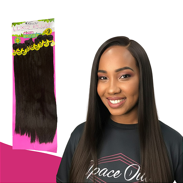 CABELO LISO YAKI - LUXO PLUS - BIO PROTEINA - SIMILAR AO CABELO HUMANO