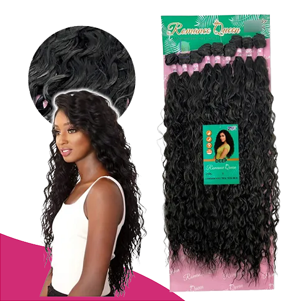 CABELO CACHEADO DEEP ROMANCE QUEEN - ADERE A CREME - ZHANG HAIR