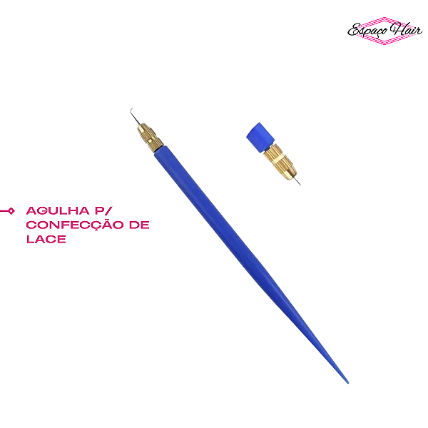 AGULHA PARA CONFECÇÃO DE LACES E PROTESES CAPILARES