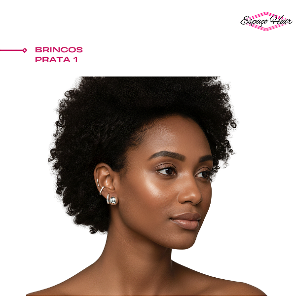 BRINCOS PRATAS - VARIAÇÃO 1/BIJUTERIA