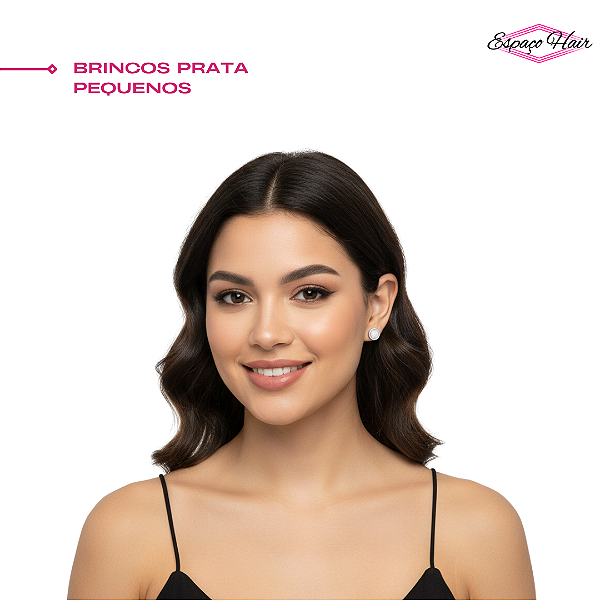 BRINCOS PRATAS PEQUENOS - VARIAÇÃO 1/ BIJUTERIAS