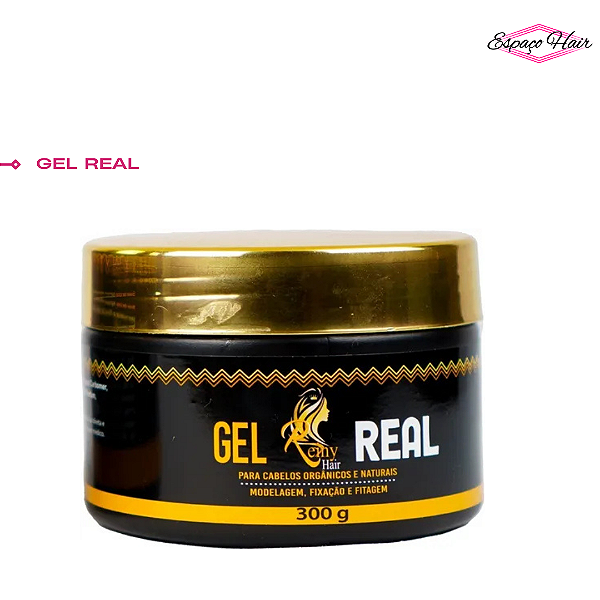 GEL REAL - REINY HAIR - 300G - MODELAGEM E FITAGEM