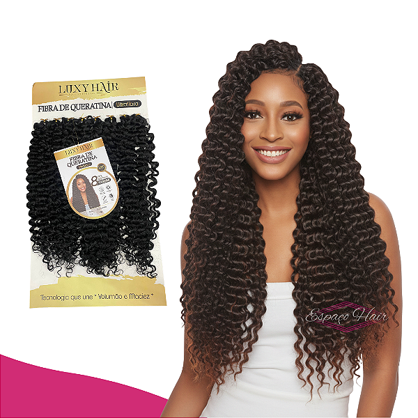 CABELO BLOQUINHO - LUXY HAIR - CROCHET BRAIDS - 70M - FIBRA DE QUERATINA