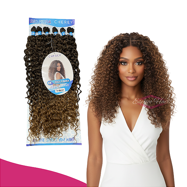 CABELO CACHEADO JAMILE WAVE - CHEREY - BIO FIBRA