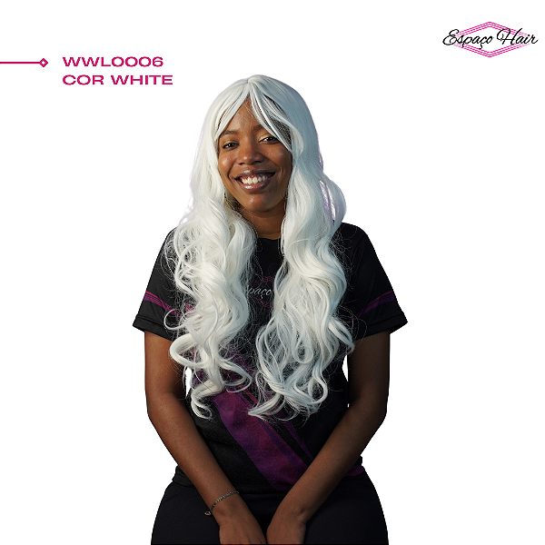 PERUCA WIG WWL0006 COR WHITE - COM FRANJA