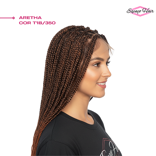 LACE DE TRANÇA - WIG ARETHA COR T1B/350 - FASHION LINE - ORGANICO PREMIUM
