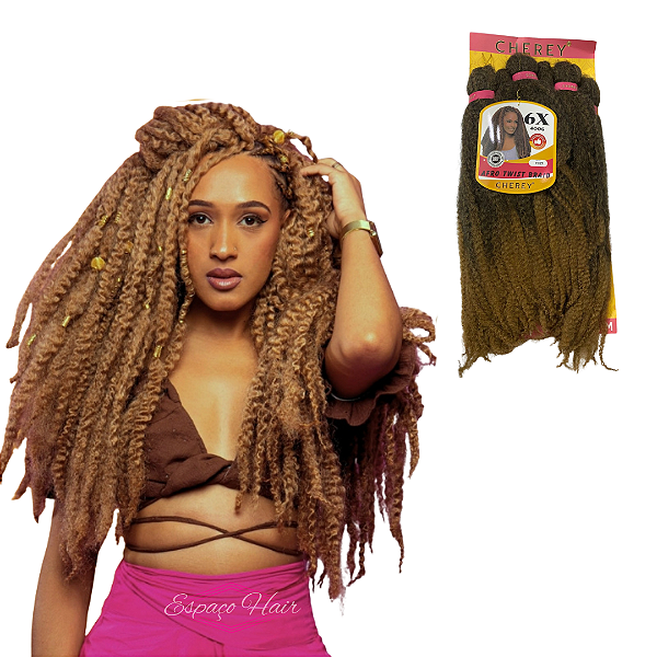 AFRO TWIST CHEREY COR T1/27 - IDEAL PARA TRANÇAS, TWIST E DENTRE OUTROS PENTEADOS