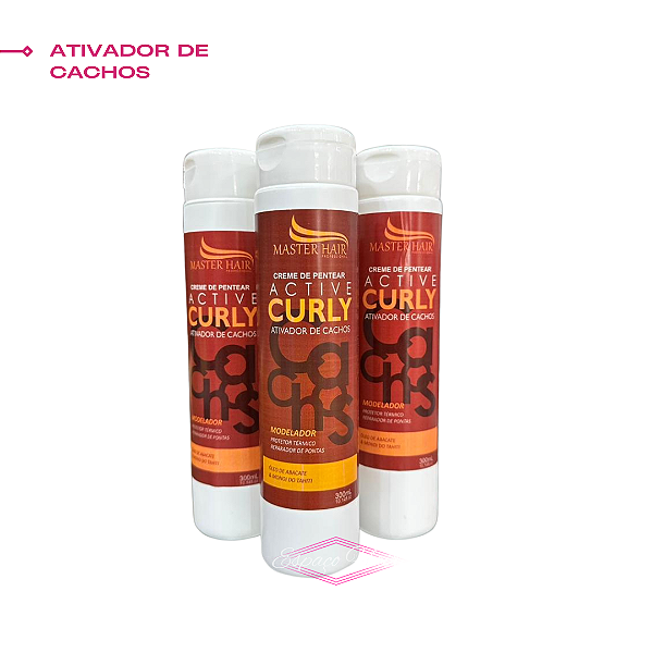 ATIVADOR DE CACHOS - CREME DE PENTEAR - ACTIVE CURLY