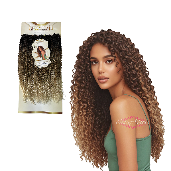 CABELO CACHEADO GENEROSA - CROCHET BRAIDS - FIBRA DE QUERATINA - LUXY HAIR