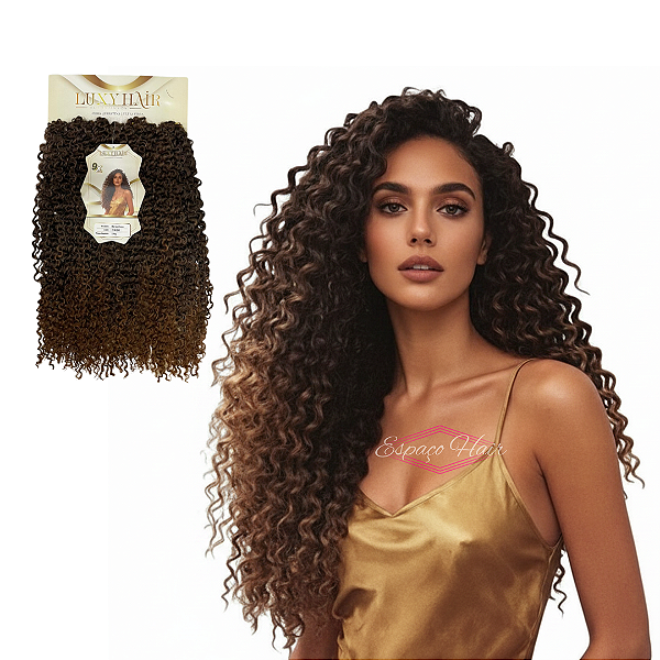 CABELO CACHEADO MARAVILHOSA -CROCHET BRAIDS - LUXY HAIR - FIBRA DE QUERATINA