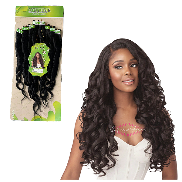 CABELO LISO ONDULADO LUNA -LUXY HAIR - ORGANICO PREMIUM