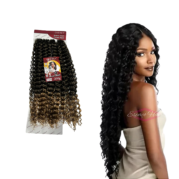 CABELO CACHEADO PERCIFIC CURL CROCHET - CHEREY -ORGANICO